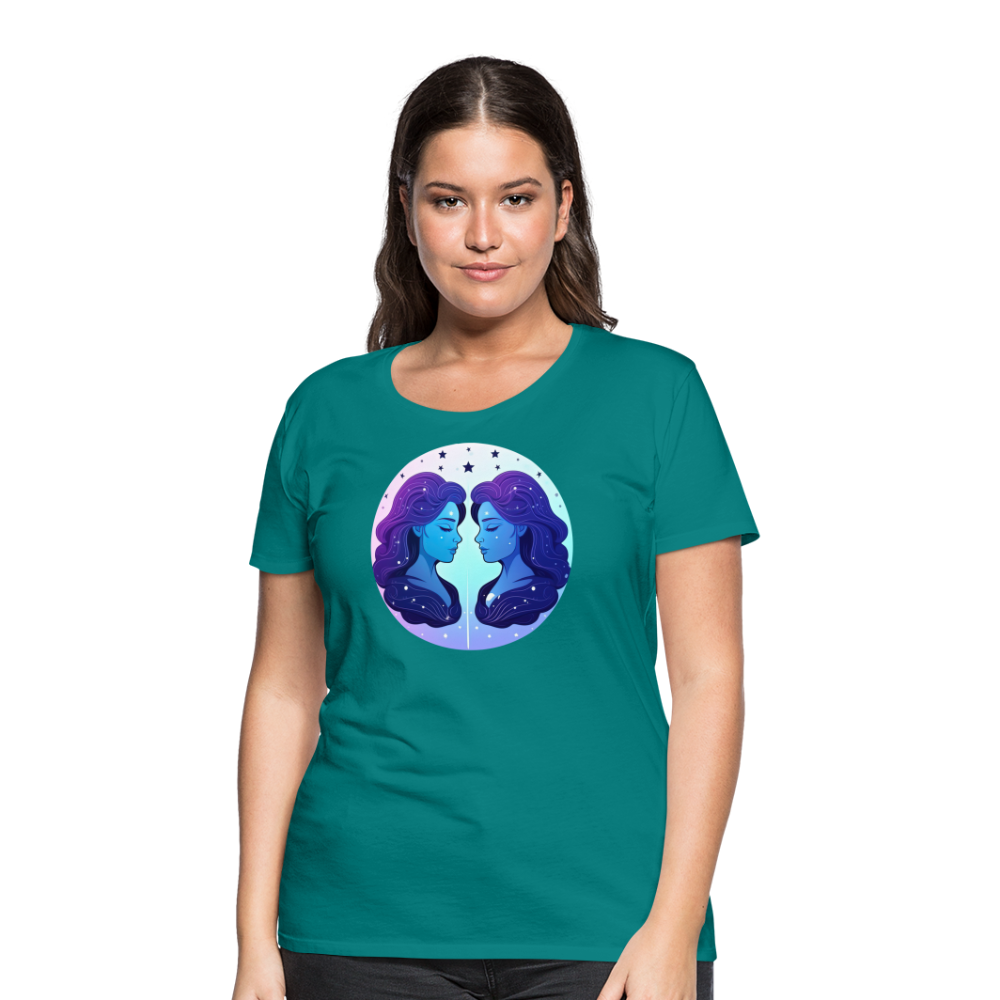 Women’s Magic Gemini Premium T-Shirt - teal