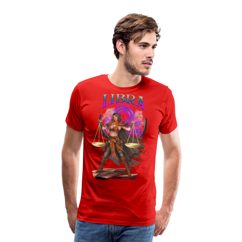 Men's Astral Libra Premium T-Shirt - red