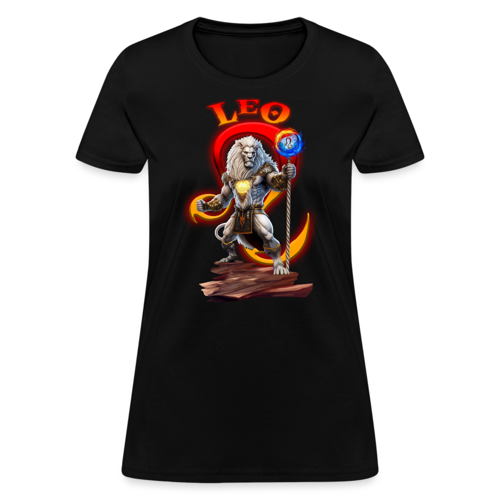 Astral Leo Women's T-Shirt - black