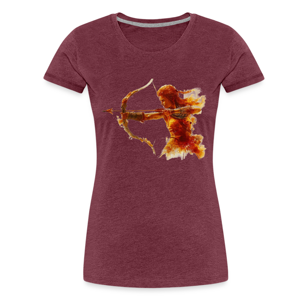 Women’s Mythical Sagittarius Premium T-Shirt - heather burgundy