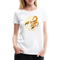 Thumbnail for Women’s Mosaic Scorpio Premium T-Shirt - white