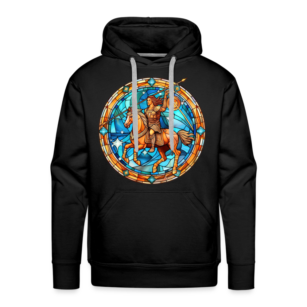 Men’s Mosaic Sagittarius Premium Hoodie - black