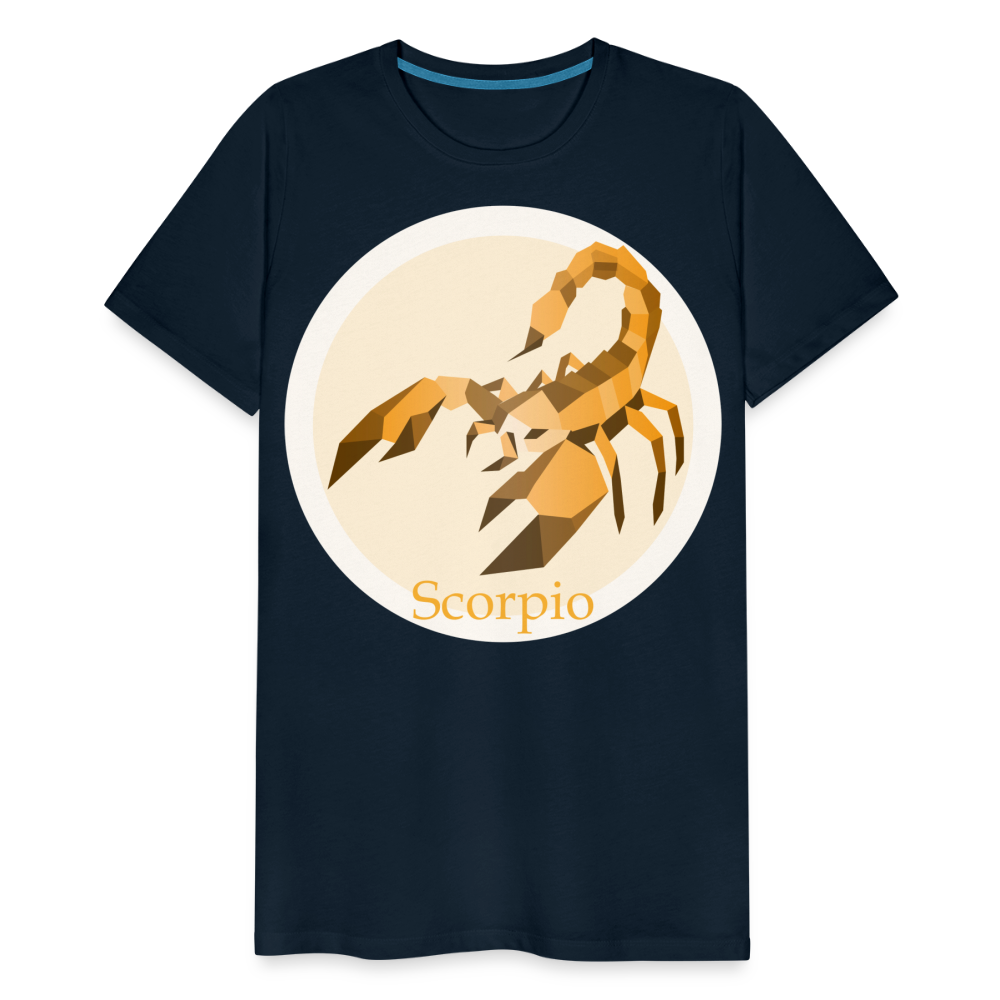 Men's Mosaic Scorpio Premium T-Shirt - deep navy