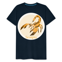 Thumbnail for Men's Mosaic Scorpio Premium T-Shirt - deep navy