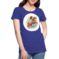 Thumbnail for Women’s Symbol Sagittarius Premium T-Shirt - royal blue