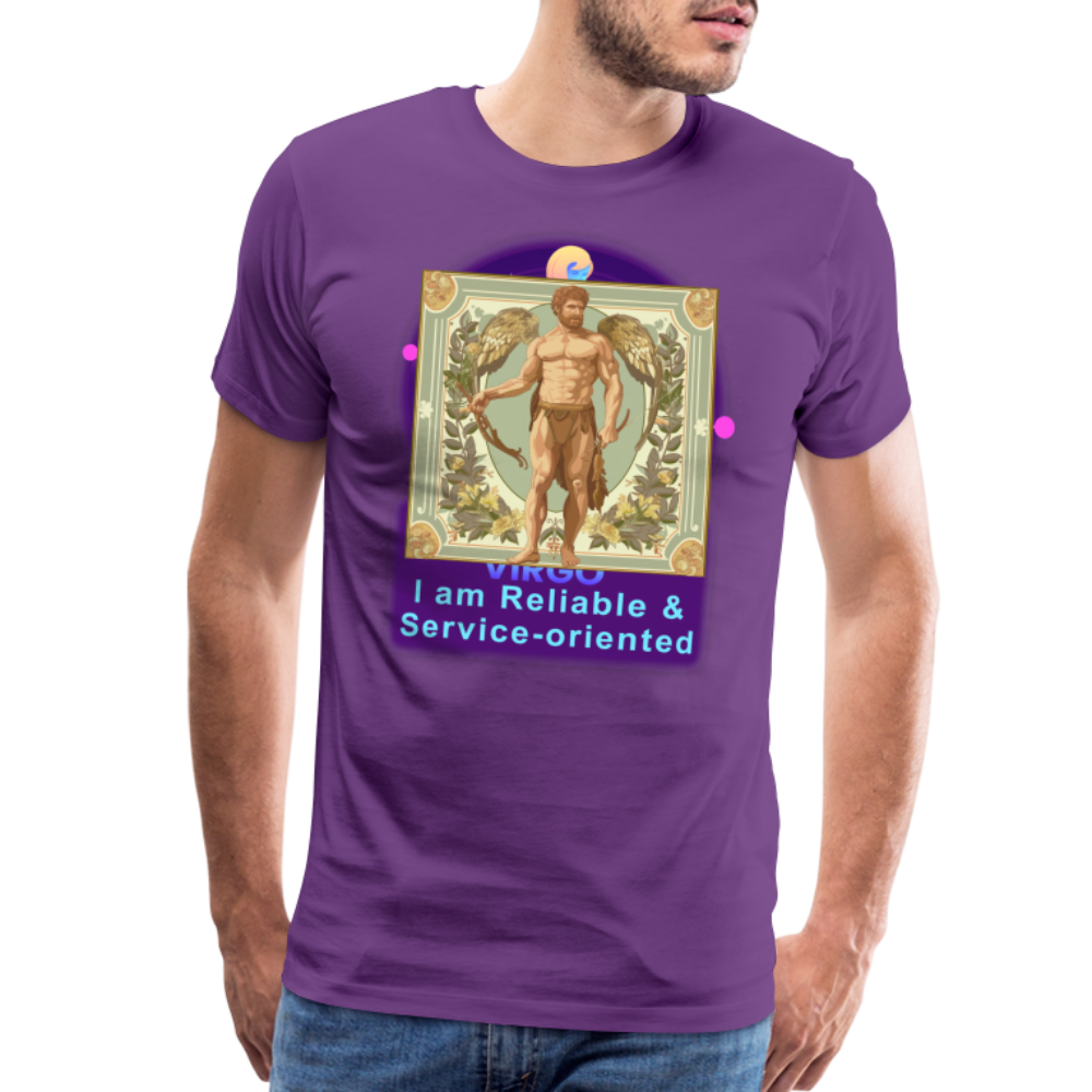 Men's Mythical Virgo Premium T-Shirt - purple