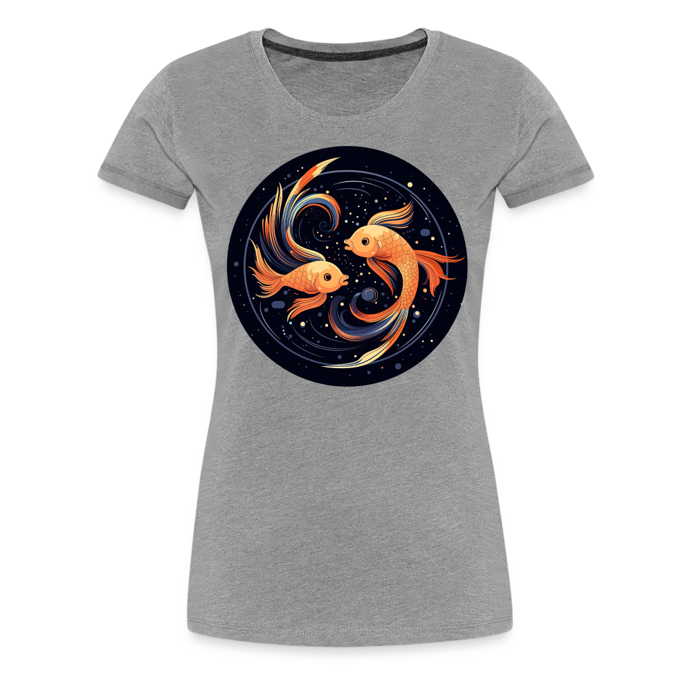 Women’s Mystic Pisces Premium T-Shirt - heather gray