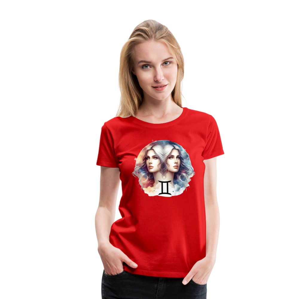 Women’s Mythical Gemini Premium T-Shirt - red