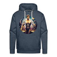 Thumbnail for Men’s Mythical Libra Premium Hoodie - heather denim