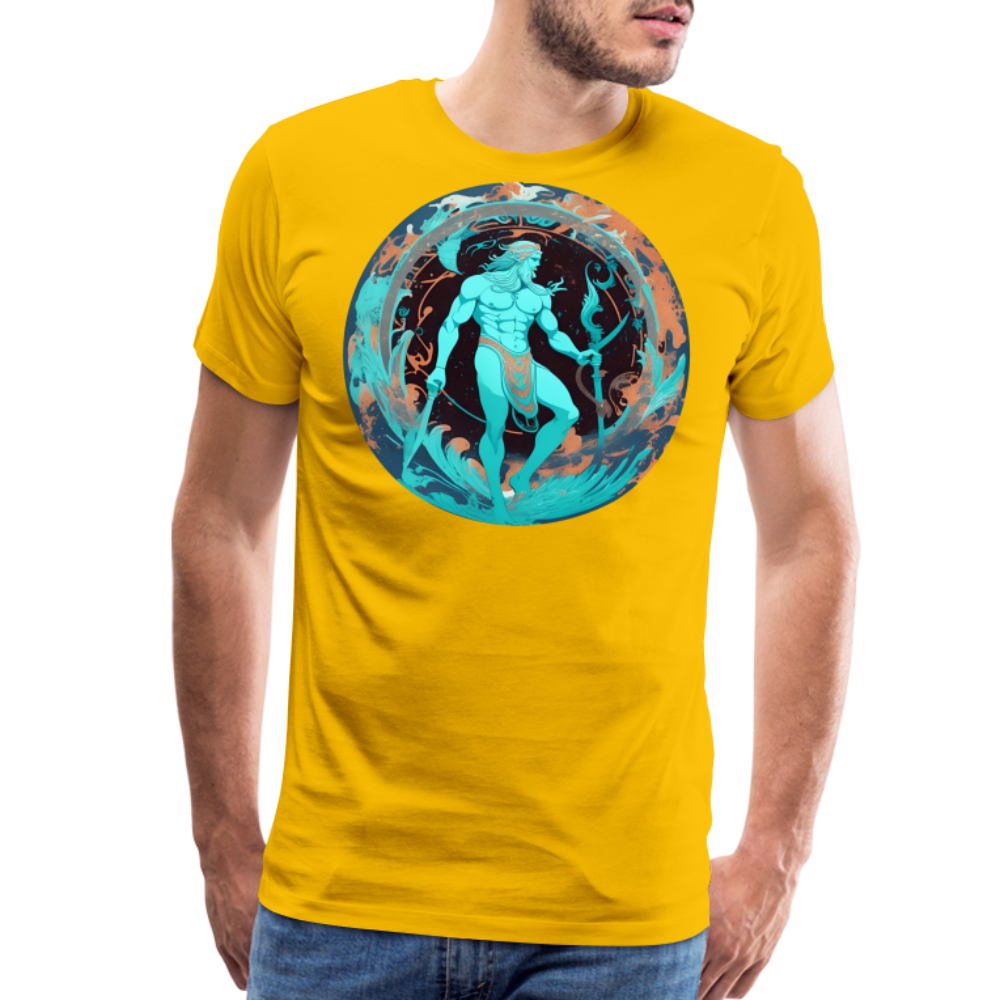 Men's Mythical Aquarius Premium T-Shirt - sun yellow