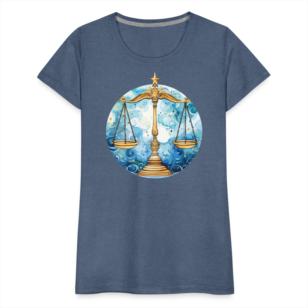 Women’sMythical Libra Premium T-Shirt - heather blue