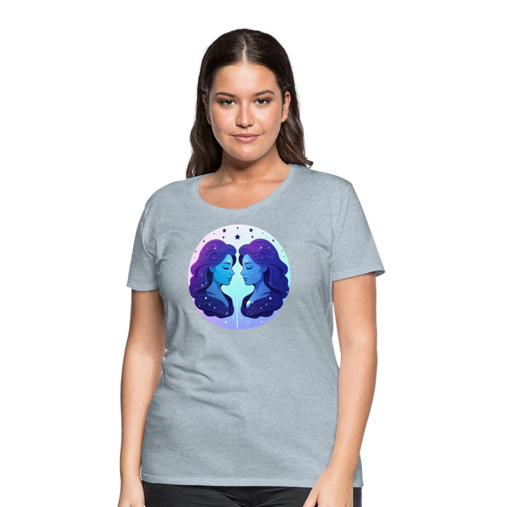 Women’s Magic Gemini Premium T-Shirt - heather ice blue