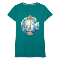 Thumbnail for Women’sMythical Libra Premium T-Shirt - teal