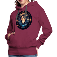 Thumbnail for Women’s Magic Leo Premium Hoodie - burgundy