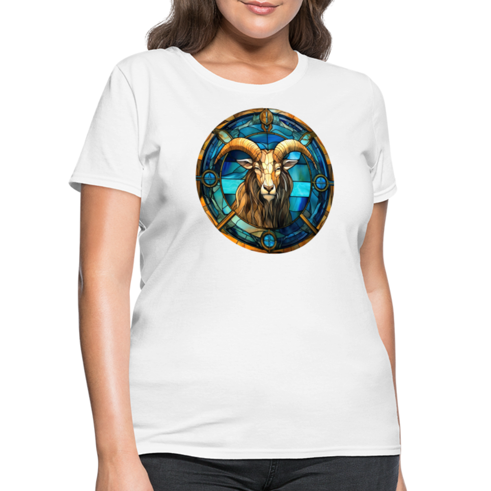 Women's Mosaic Capricorn T-Shirt - white