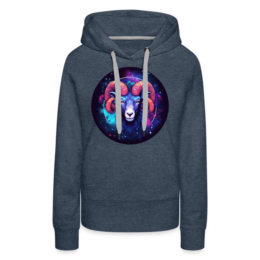 Women’s Magic Aries Premium Hoodie - heather denim