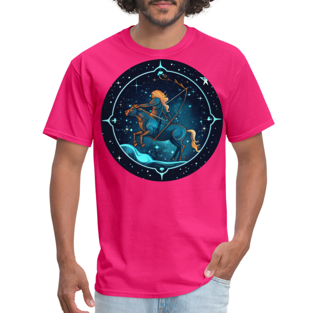 Men's Magic Sagittarius Classic T-Shirt - fuchsia