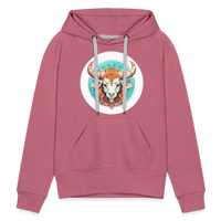 Thumbnail for Women’s Symbol Taurus Premium Hoodie - mauve