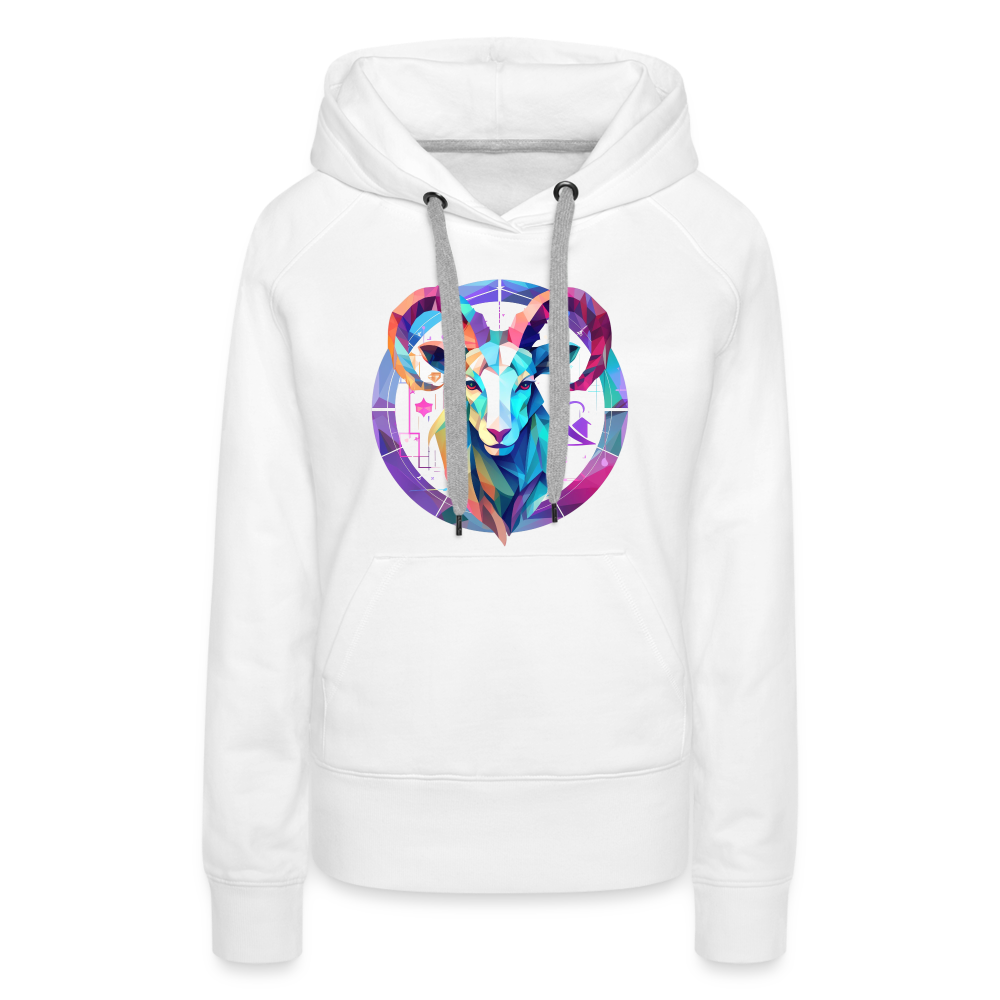 Women’s Mythical Aries Premium Hoodie - white