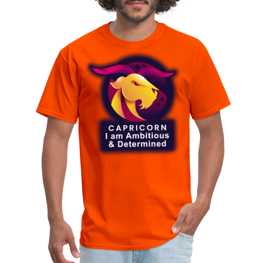 Men's Glow Capricorn Classic T-Shirt - orange