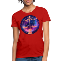 Thumbnail for Women's Magic Libra T-Shirt - red