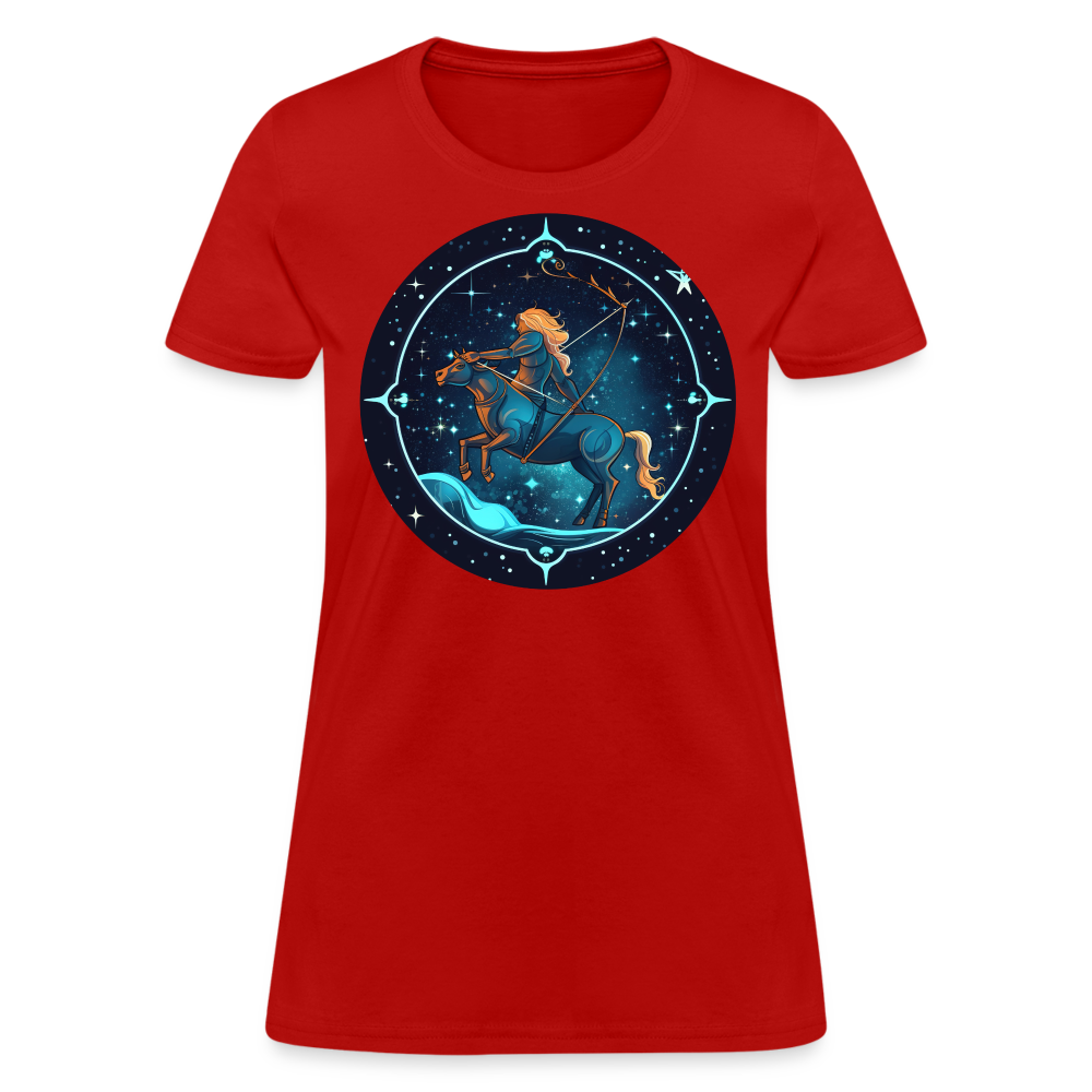 Women's Magic Sagittarius T-Shirt - red