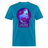 Thumbnail for Men's Neon Aries Classic T-Shirt - turquoise