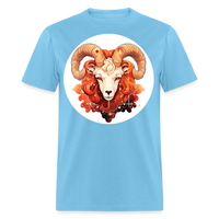 Thumbnail for Men's Symbol Aries Classic T-Shirt - aquatic blue