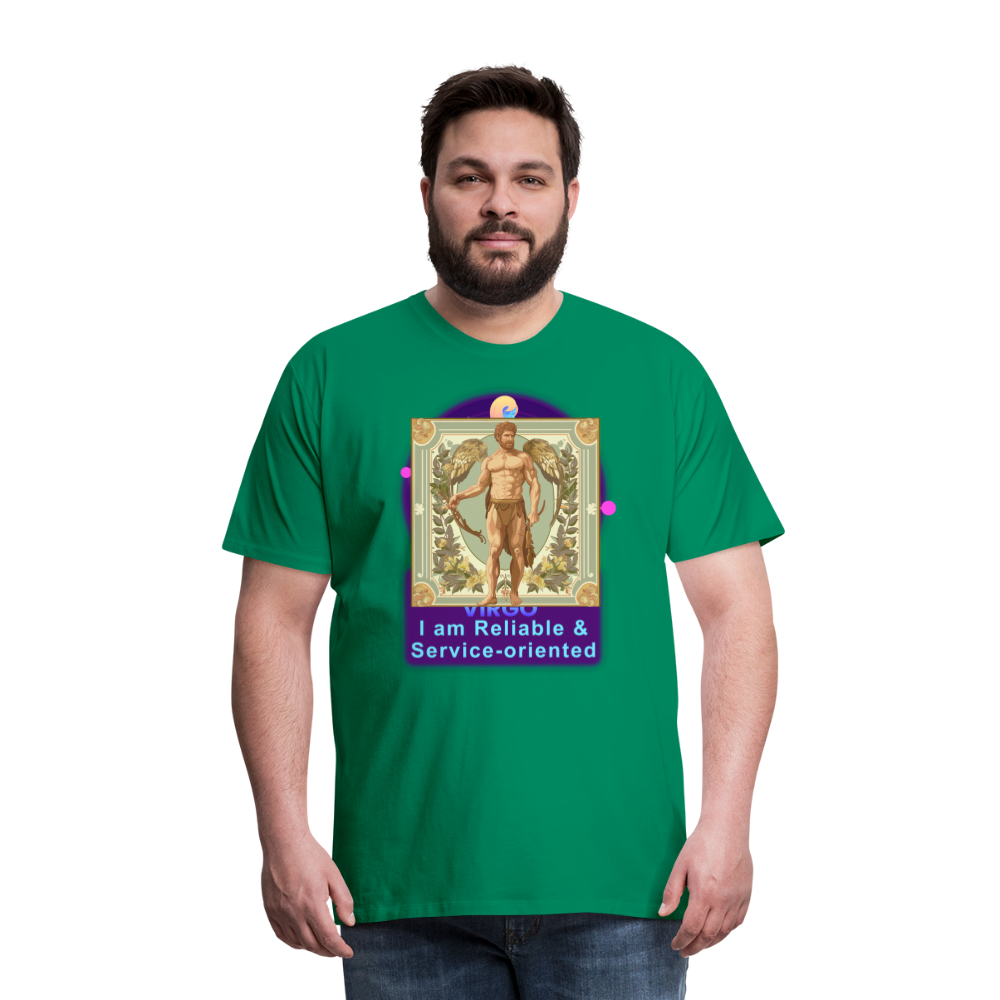 Men's Mythical Virgo Premium T-Shirt - kelly green