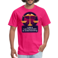 Thumbnail for Men's Glow Libra Classic T-Shirt - fuchsia