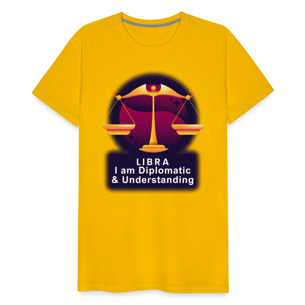 Men's Glow Libra Premium T-Shirt - sun yellow