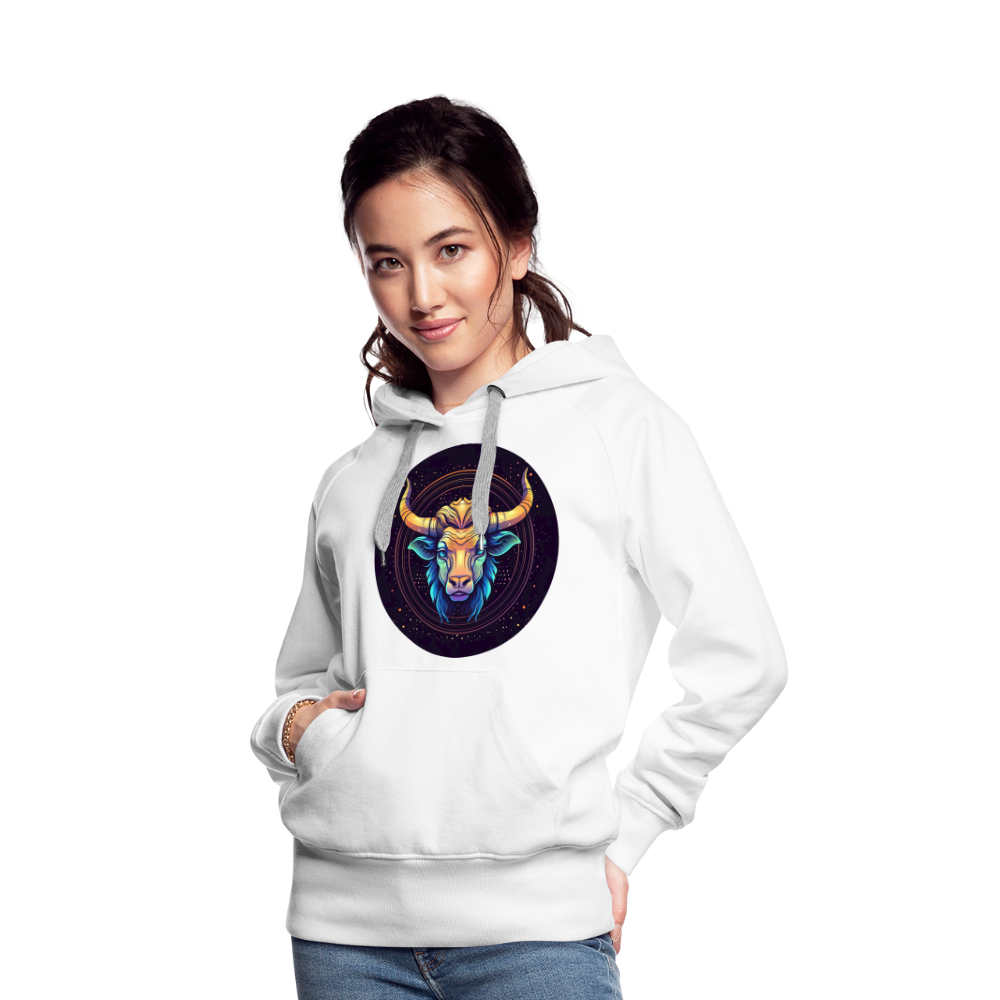 Women’s Magic Taurus Premium Hoodie - white