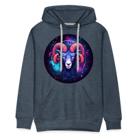 Thumbnail for Men’s Magic Aries Premium Hoodie - heather denim