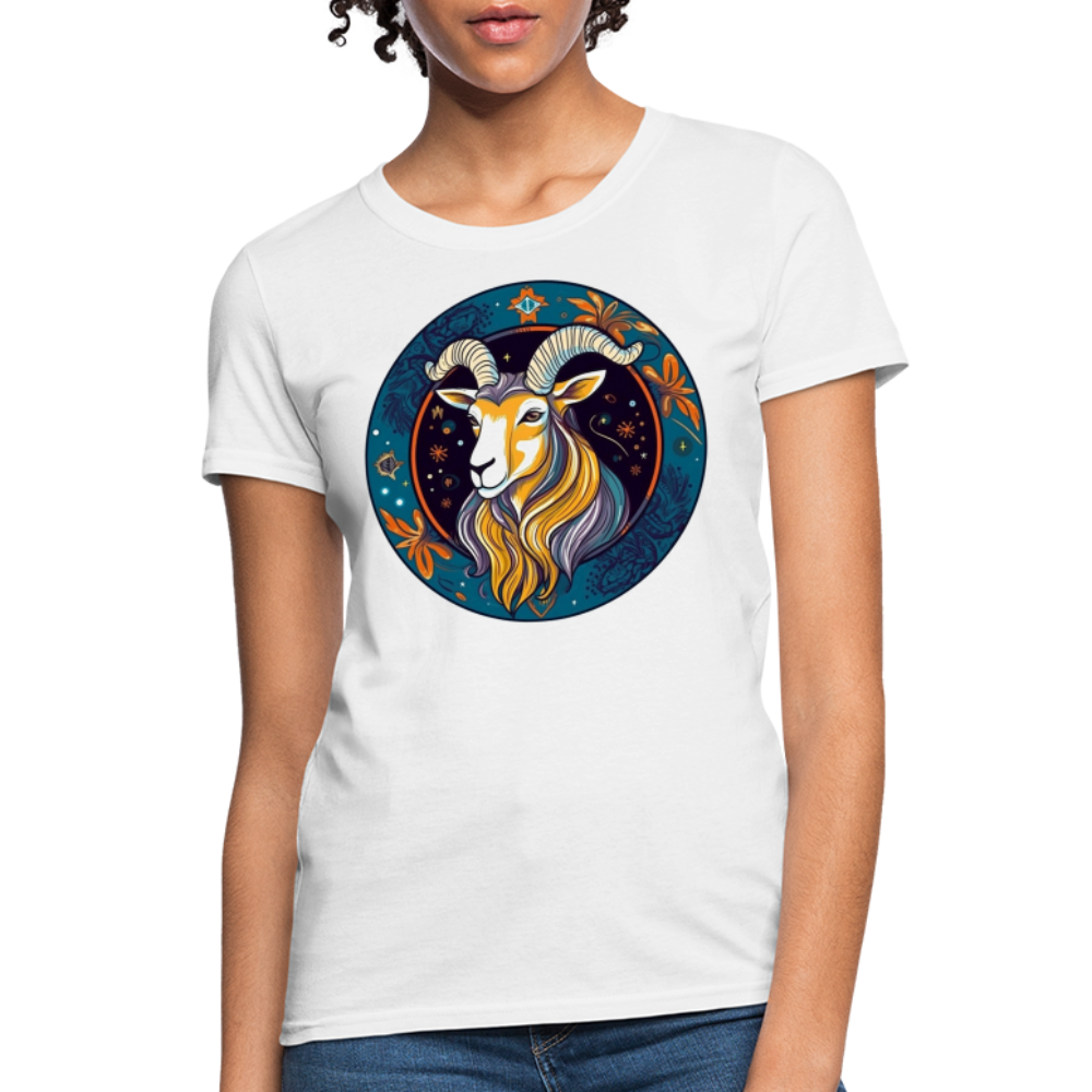 Women's Mythical Capricorn T-Shirt - white