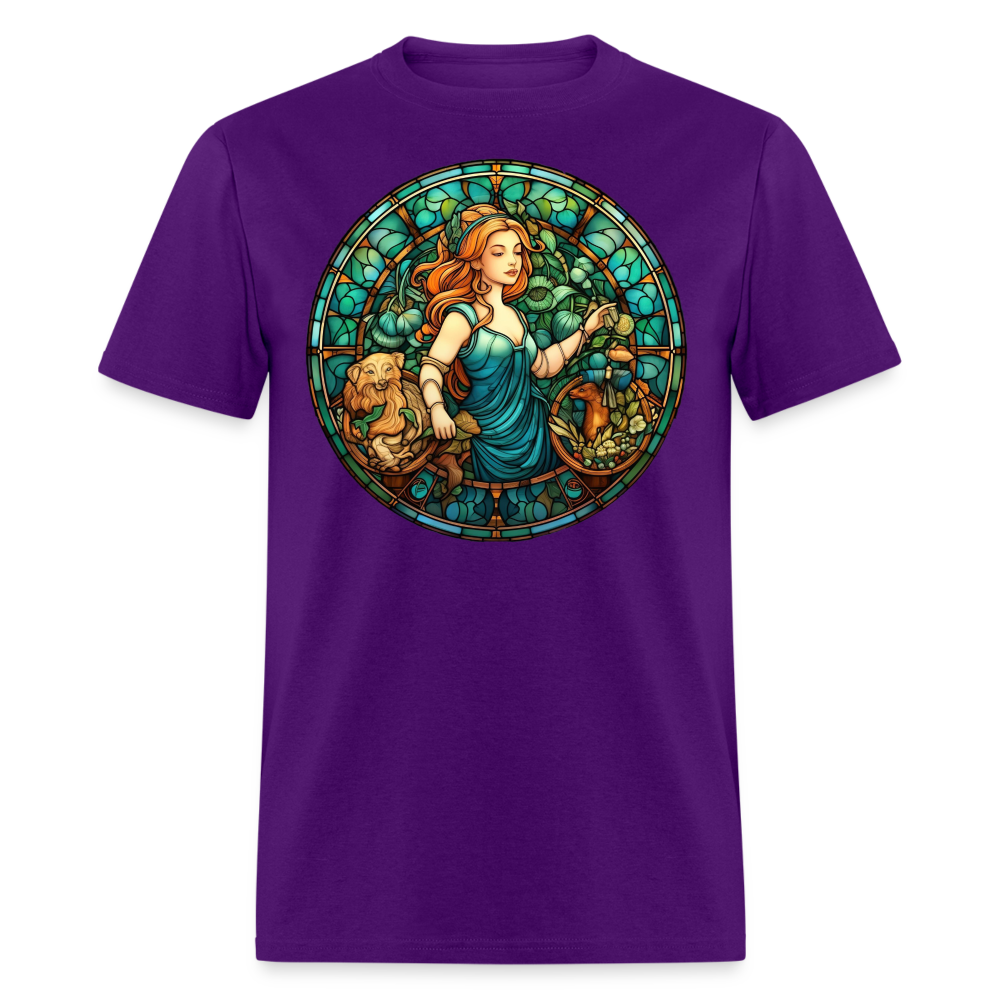 Men's Mosaic Virgo Classic T-Shirt - purple