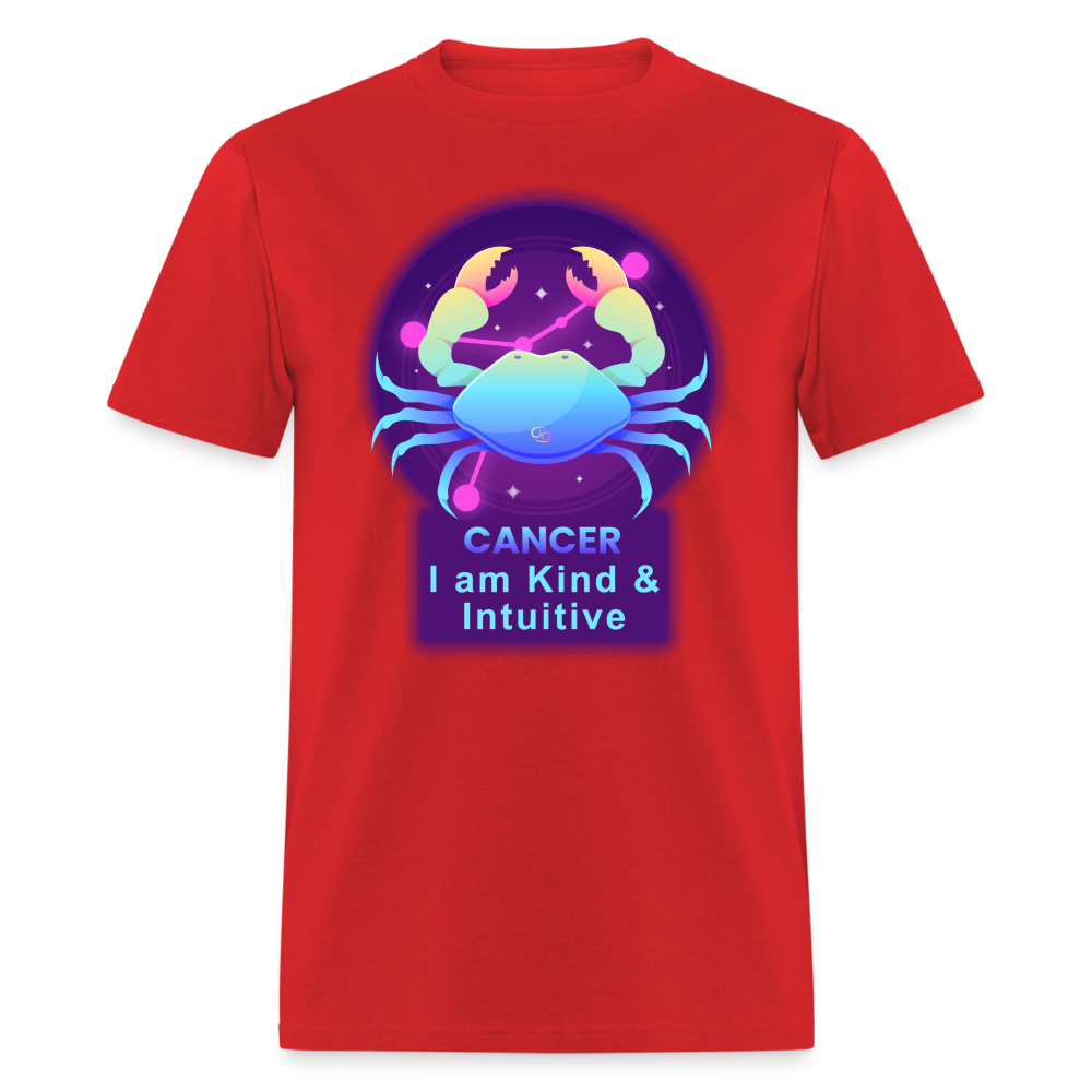 Men's Neon Cancer Classic T-Shirt - red