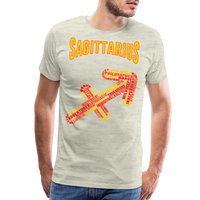 Thumbnail for Men's Power Words Sagittarius Premium T-Shirt - heather oatmeal