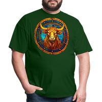 Thumbnail for Men's Mosaic Taurus Classic T-Shirt - forest green