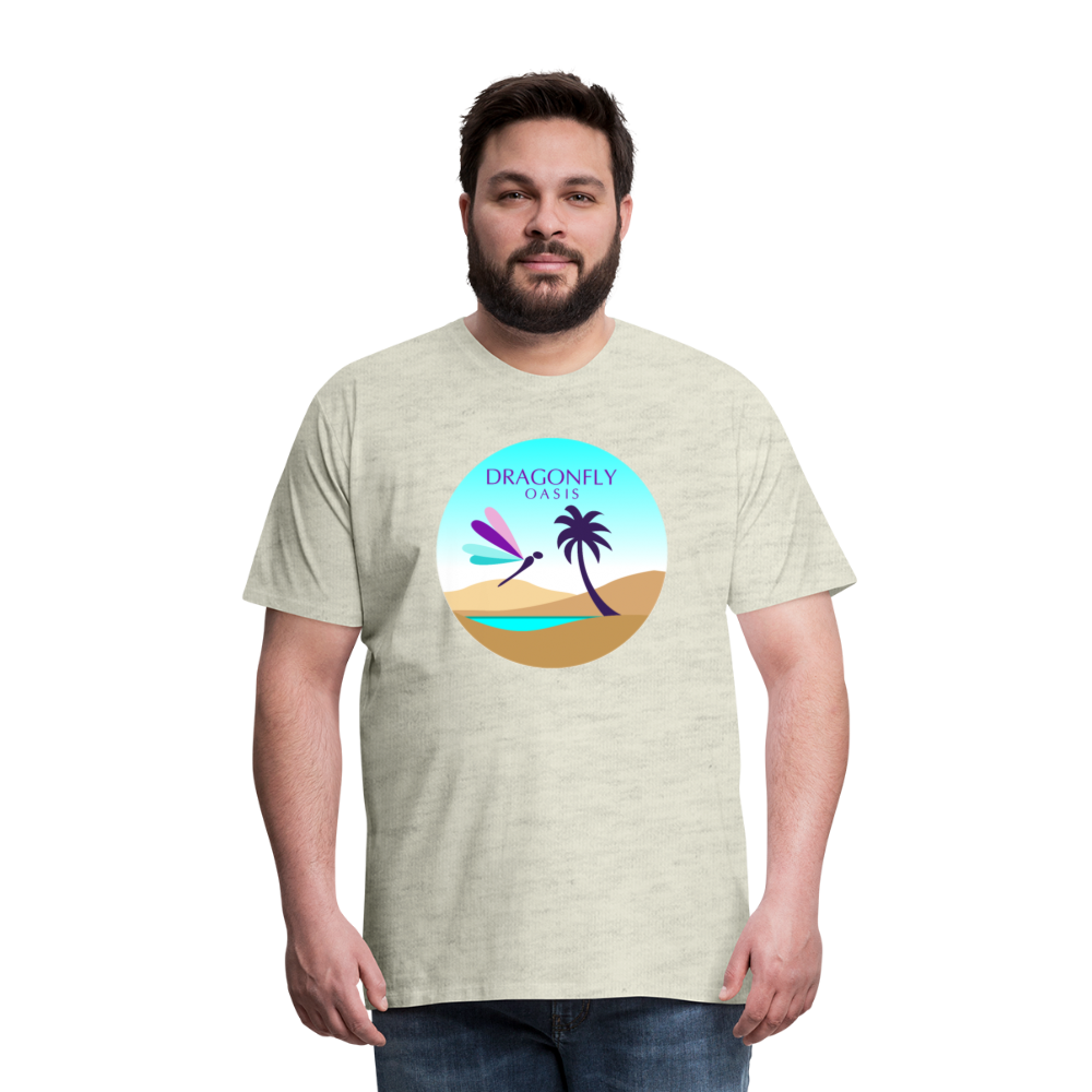 Men's Dragonfly Oasis v.2 Premium T-Shirt - heather oatmeal