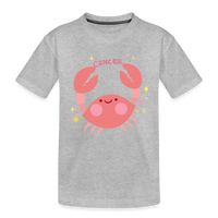 Thumbnail for Kid’s Pinky Cancer Premium Organic T-Shirt - heather gray