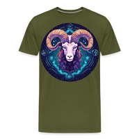 Thumbnail for Men's Magic Capricorn Premium T-Shirt - olive green