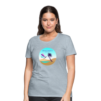 Thumbnail for Women's Dragonfly Oasis V.2 Premium T-Shirt - heather ice blue