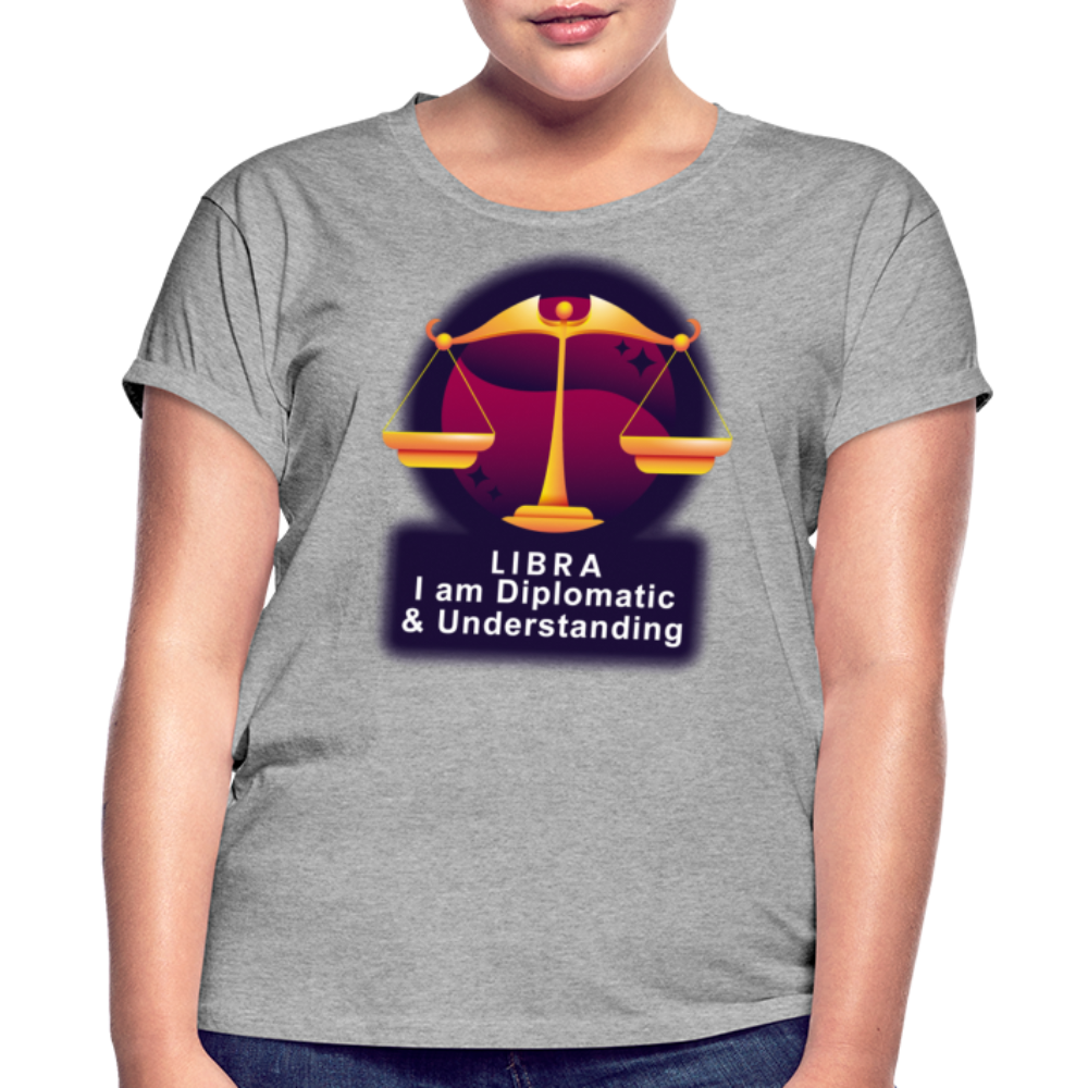 Women's Glow Libra Relaxed Fit T-Shirt - heather gray