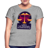 Thumbnail for Women's Glow Libra Relaxed Fit T-Shirt - heather gray