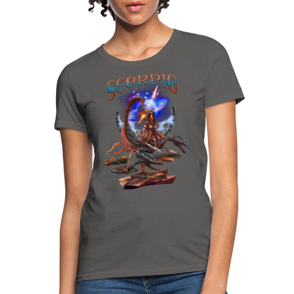 Women's Astral Scorpio T-Shirt - charcoal