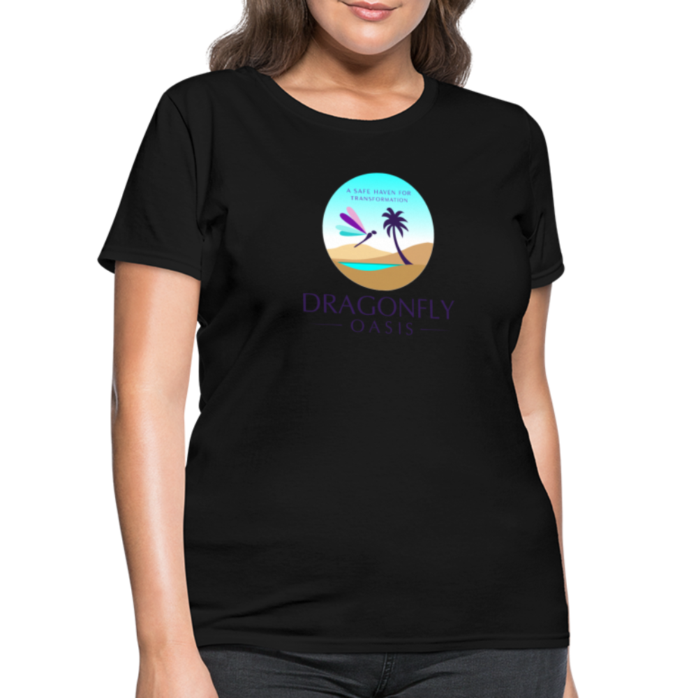 Women's Dragonfly Oasis V.1 Capricorn T-Shirt - black