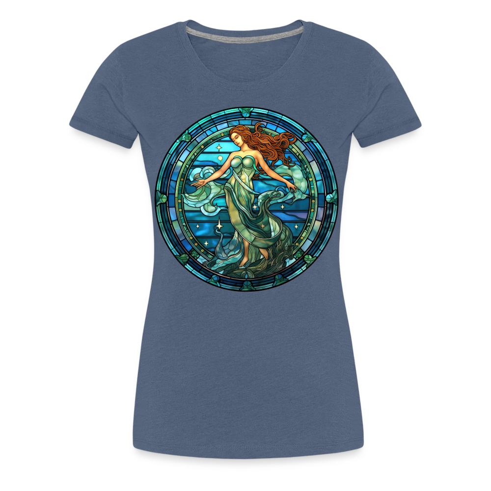 Women’s Mosaic Aquarius Premium T-Shirt - heather blue