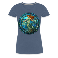 Thumbnail for Women’s Mosaic Aquarius Premium T-Shirt - heather blue