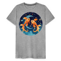 Thumbnail for Men's Magic Pisces Premium T-Shirt - heather gray