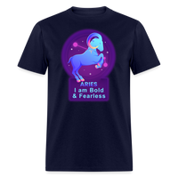 Thumbnail for Men's Neon Aries Classic T-Shirt - navy